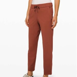 Lululemon On the Fly 7/8 Pants in Rustic Clay